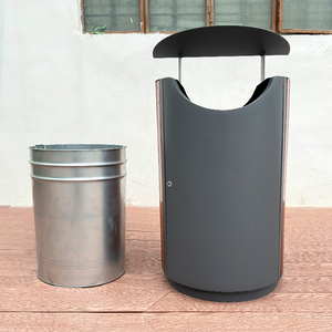 Poubelle de compostage extérieure en <span class=keywords><strong>bois</strong></span>, prix abordable, en fer et acier, pour le recyclage des déchets, exportée dans le monde entier, modèle sur pied, vente chaude - Product Image 4