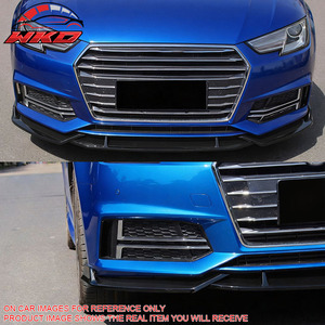 Convient pour Audi S4 A4 Quattro B9 2017-2018, lèvre de pare-chocs avant style IKON, imprimé fibre de carbone - Product Image 4