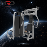 Mesin Chest Press Ganda Duduk MRD, Produk Terlaris dari Pabrik, Peralatan Fitness Gym dengan Beban Pin, Latihan Kekuatan untuk Gym