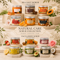 Scrub Corpo Carota e Curcuma 350g con Sale Marino per Raffinare la Texture, Cura Viso e Corpo e Luminosità Naturale