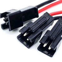 Kabel Harness QUANWEI 2.54 Female Right Angle Smd Series Sm2 Extender 2 5 Pin Connector JST SM 2.5 dengan Strip LED