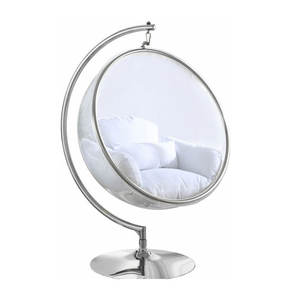 Silla columpio con soporte para sala <span class=keywords><strong>de</strong></span> estar, silla moderna <span class=keywords><strong>de</strong></span> alta calidad con burbujas transparentes, gran oferta - Product Image 4