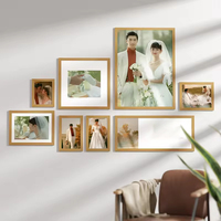Cadre photo mural en bois MDF 5, 6, 8, 10, 12, 14, A3, 16, 18, 20 pouces