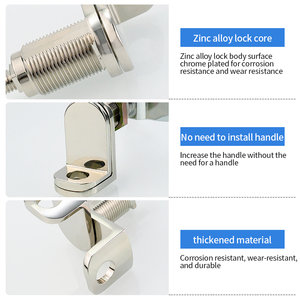 Bền Kẽm Hợp Kim Hasp Locker Ổ Khóa Chìa Khóa Mở Khóa Ổ Khóa Lưu Trữ Hộp Ổ Khóa - Product Image 4