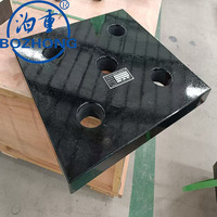 Règle carrée de granit de précision de haute précision de qualité 0 400*400*50 outil de mesure pour l'inspection de la fraiseuse