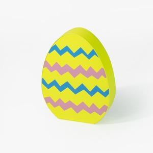 กล่องบรรจุภัณฑ์รูปไข่สีเขียวลายกระต่าย สำหรับบรรจุของขวัญเทศกาลอีสเตอร์ สามารถปรับแต่งได้ตามความต้องการ - Product Image 2