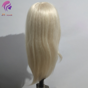 หัวหุ่นสำหรับฝึกทำผมสีขาวหุ่นดีผมยาวพร้อมหัวตุ๊กตา - Product Image 3
