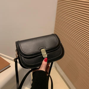 Nouveau Sac Bandoulière Tendance 2026 en Cuir Véritable Style Vintage avec Fermeture Éclair et Petit Compartiment Carré – Sac à l'Épaule Populaire - Product Image 3