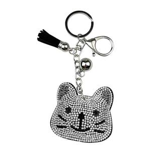 Regali Creativi DANSHUN Ciondolo in Lega di Zinco Elettroplaccato 'Impariamo a Miarre Come i Gatti' Piccolo per Borsa - Product Image 2