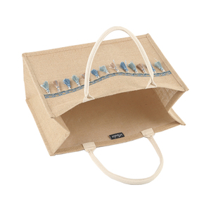 <span class=keywords><strong>Sac</strong></span> fourre-tout en toile de jute écologique réutilisable pour <span class=keywords><strong>femme</strong></span>, imprimé sur mesure, vente en gros à prix abordable - Product Image 5