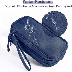 Free sample Electronic Cable Organizer Bag - Portable <b>Travel</b> Double Layers Electronic Digital <b>Accessories</b> Storage Pouch Bags - Product Image 5