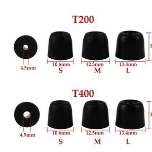 Embouts d'oreille en mousse à mémoire de forme de remplacement pour écouteurs série T400, manchon en éponge confortable isolant le bruit - Product Image 5