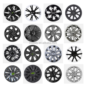 Modificación de coche cubierta de cubo de rueda decoración Original <span class=keywords><strong>tapacubos</strong></span> de coche 18 ''19 pulgadas 4 Uds Kit <span class=keywords><strong>tapacubos</strong></span> de automóvil para Tesla Model 3 Model Y - Product Image 6