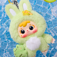Original Samuel Hug Hug Ice Cream Cute Pet Series Chiffres en peluche Boîte aveugle Peluches en vinyle Trendy Hanging Card Gift
