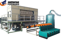 Nouveau prix pas cher petite entreprise déchets de papier recyclage oeuf carton machine plateau oeuf fabrication machine
