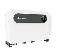 Convertisseur solaire triphasé Growatt pour raccordement au réseau, 100-125 kW, utilisation domestique, technologie MPPT, efficacité de 98,8 %, convertisseur d'énergie solaire