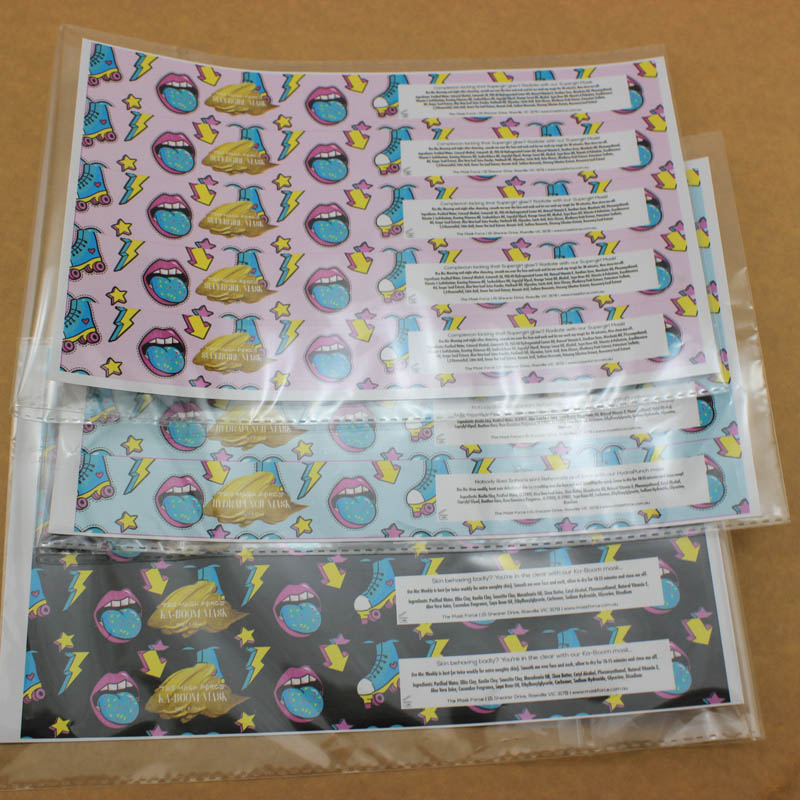 Custom Self Adhesive Food Label Printing,Plastic Bottle Sticker Printing,Roll Canned Food Label