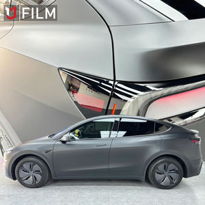 Air Bubble Free Vanta 5 Feet by 60 Feet Vinyl <strong>Wrap</strong> Matte Black Car Vinyl <strong>Wrap</strong> 60ft <strong>Boat</strong> Black Vinyl Paper for Car - Product Image 2