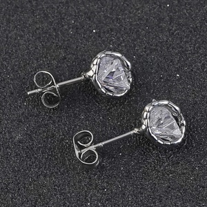 Pendientes de Cristal con Forma de Estrella de Cinco Puntas y Serpiente, de Acero Inoxidable de Alta Calidad, Modernos y Elegantes - Product Image 1