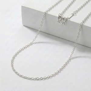 Collier classique en platine fine Pt950, blanc uni, élégant et délicat, pour hommes et femmes, bijoux intemporels de qualité supérieure - Product Image 4