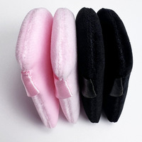 7*6.5CM Personnalisé Doux Velours Poudre Puff Triangle Visage Maquillage Puff Éponge Logo Personnalisé