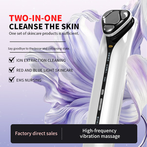 Appareil de beauté pour le lifting et le raffermissement du visage par microcourant, exfoliateur ultrasonique pour la peau, outil de rajeunissement par photons pour usage domestique - Product Image 4