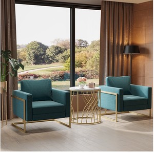 Canapé et <span class=keywords><strong>chaise</strong></span> en tissu de style nordique moderne pour salle à manger, négociation et mobilier commercial pour magasins de vêtements - Product Image 1