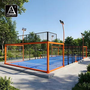 Pista <span class=keywords><strong>de</strong></span> Pádel panorámica al aire libre, suelo <span class=keywords><strong>de</strong></span> pádel, equipo <span class=keywords><strong>de</strong></span> <span class=keywords><strong>cancha</strong></span> <span class=keywords><strong>de</strong></span> Pádel usado, <span class=keywords><strong>cancha</strong></span> <span class=keywords><strong>de</strong></span> Pádel portátil a la venta - Product Image 2