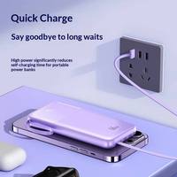 Kit de charge étanche sans batterie (boîtier + carte mère) – Charge rapide 66W, batterie externe portable avec câble intégré, super grande capacité