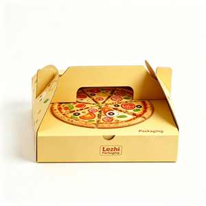Servicio de Fabricación de Cajas de <span class=keywords><strong>Pizza</strong></span> Sostenibles al por Mayor con MOQ Bajo, de Fábrica Profesional con Certificación FSC - Product Image 3