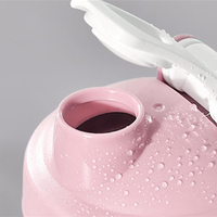 Bouteille shaker à protéines en PP sans BPA, étanche, avec couvercle à vis et compartiment de rangement pour poudre, idéale pour la salle de sport