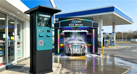 Boîte de paiement pour lavage auto automatique : Paiement par carte de crédit, QR, espèces et pièces. Boîte de paiement libre-service pour lavage auto. Boîte de contrôle pour lavage auto.