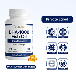 OEM/ODM Services Factory Direct Supply High-Quality DHA 1000mg Fish Oil Softgel Capsules for Health Supplement Brands - Product Image 3