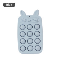 Jouet en silicone de qualité alimentaire, souple, pour bébé, en forme de téléphone, anti-stress, sans BPA, à mâcher, sensoriel, pour nourrissons