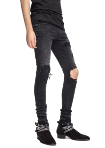 DiZNEW Oem <span class=keywords><strong>Jeans</strong></span> <span class=keywords><strong>Homme</strong></span> Déchiré Ajusté de Haute Qualité - Product Image 2