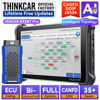 MUCAR 892BT PRO, Herramienta de Diagnóstico Bluetooth con Mapa de Topología, J2534, CANFD, DOIP, para Talleres de Reparación de Automóviles, Actualización Gratuita de por Vida, Escáner OBD2