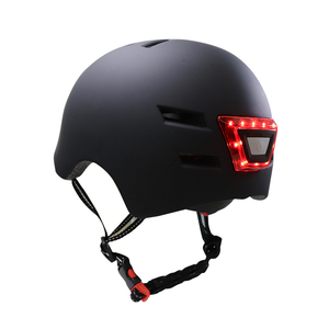 新しい画像ロゴを安全にカスタマイズするスクーターヘルメットM365スクーターモーターサイクルモーターヘルメット用の前面と背面の警告灯ヘルメット - Product Image 1