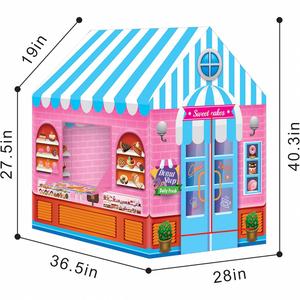 Carpa de Juego Infantil Personalizada para Niños y Niñas, de Poliéster, para Interiores y Exteriores, Diseño de Caramelo - Product Image 3