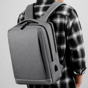 Mochila escolar personalizada de gran capacidad para estudiantes con USB, resistente al agua, antirrobo, elegante compartimento para portátil de estilo nacional - Product Image 6