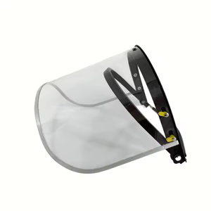 Protector Facial de Seguridad Transparente para Casco, con Soporte de Aluminio, Anti-Impactos y Anti-Salpicaduras, Visera Industrial para Trabajos de Pulido - Product Image 3