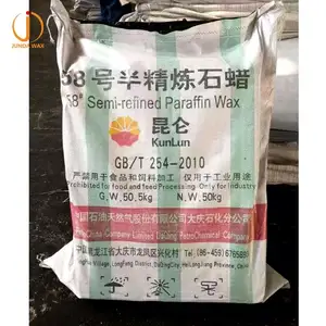 Junda Semi Refined Paraffin Wax Paraffin Wax In Turkey Parafina Paraffin Wax 58-60 Fully Refined For Candle Making
