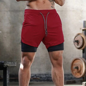 Logo personnalisé Homme Pantalons De Survêtement <span class=keywords><strong>2</strong></span> <span class=keywords><strong>En</strong></span> <span class=keywords><strong>1</strong></span> <span class=keywords><strong>Short</strong></span> De Compression Pour Hommes Tour Boucle Cordon <span class=keywords><strong>En</strong></span> Cours D'exécution Survêtement <span class=keywords><strong>Fitness</strong></span> Sueur Hommes Shorts - Product Image 1