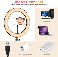 Anneau lumineux de 10 pouces avec support, lumière LED pour selfie, anneau lumineux pour iPhone, trépied, support de téléphone pour la photographie vidéo
