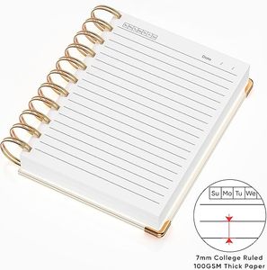 Tùy chỉnh <span class=keywords><strong>A6</strong></span> túi kích thước máy tính xách tay dễ thương và đáng yêu xoắn ốc ràng buộc bìa da Nhật Ký với lót giấy cá nhân máy tính xách tay quà tặng - Product Image 3