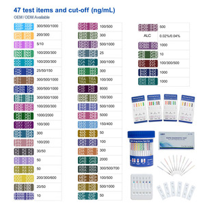 Carte de test de dépistage multidrogues 7 paramètres pour substances addictive, <span class=keywords><strong>prix</strong></span> usine, meilleure qualité - Product Image 6