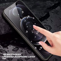Protection d'écran en verre trempé pour iPhone 16 15 14 Pro Max, compatible avec les coques de téléphone