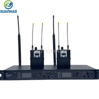 Système de monitoring intra-auriculaire PSM1000 UHF 2 canaux avec contrôle de mixage privé pour éliminer le bruit de scène lors de l'enregistrement en studio