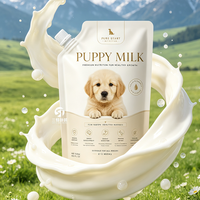 Pochettes souples personnalisées en aluminium imprimé de qualité alimentaire pour lait et aliments en conserve pour animaux de compagnie, avec bec verseur, fabricant OEM