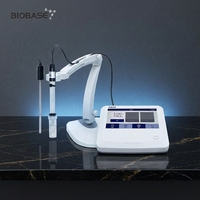 Biobase Benchtop pH Meter PH-P100T -2.00~20.00pH Alat Ukur pH Digital Cair untuk Laboratorium, Industri, dan Pekerjaan Lapangan