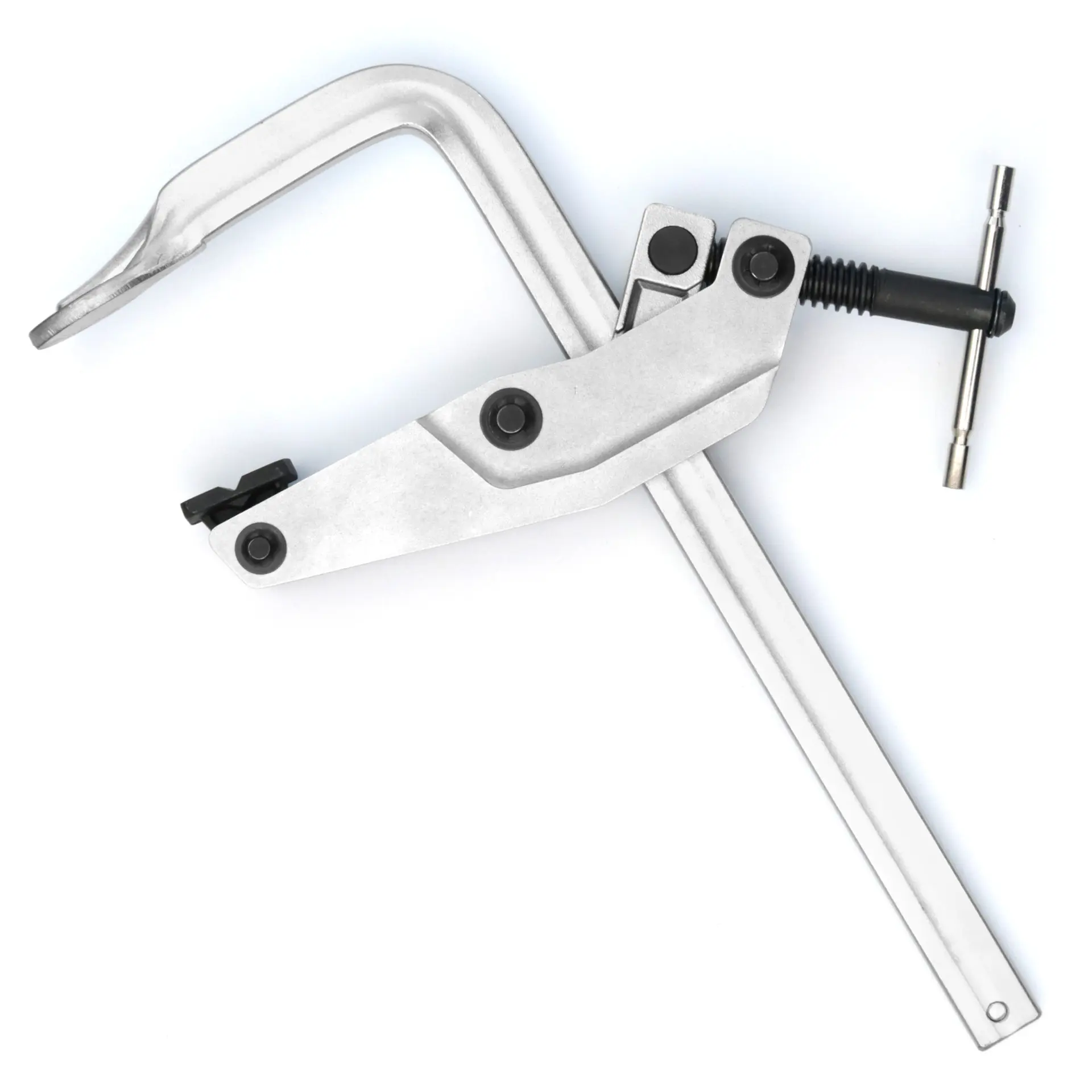 Heavy duty forged screw cantilever type F clamp